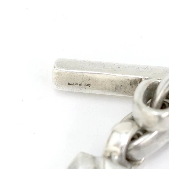 GUCCI Vintage Link Chain Toggle Bracelet 7" Silver 925 Auth w/Box e1122-1 - Picture 6 of 8